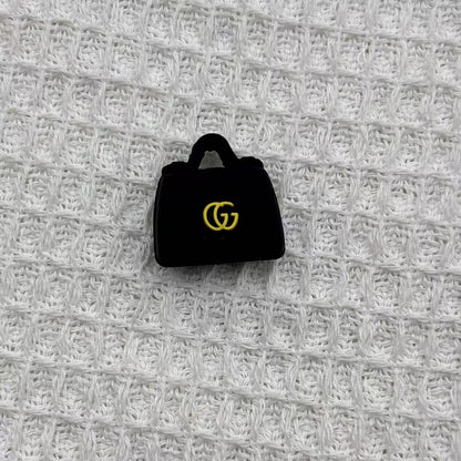 20Pcs Silicone 3D Focal Beads Brand Bag Multi Color with Logo Detail 9