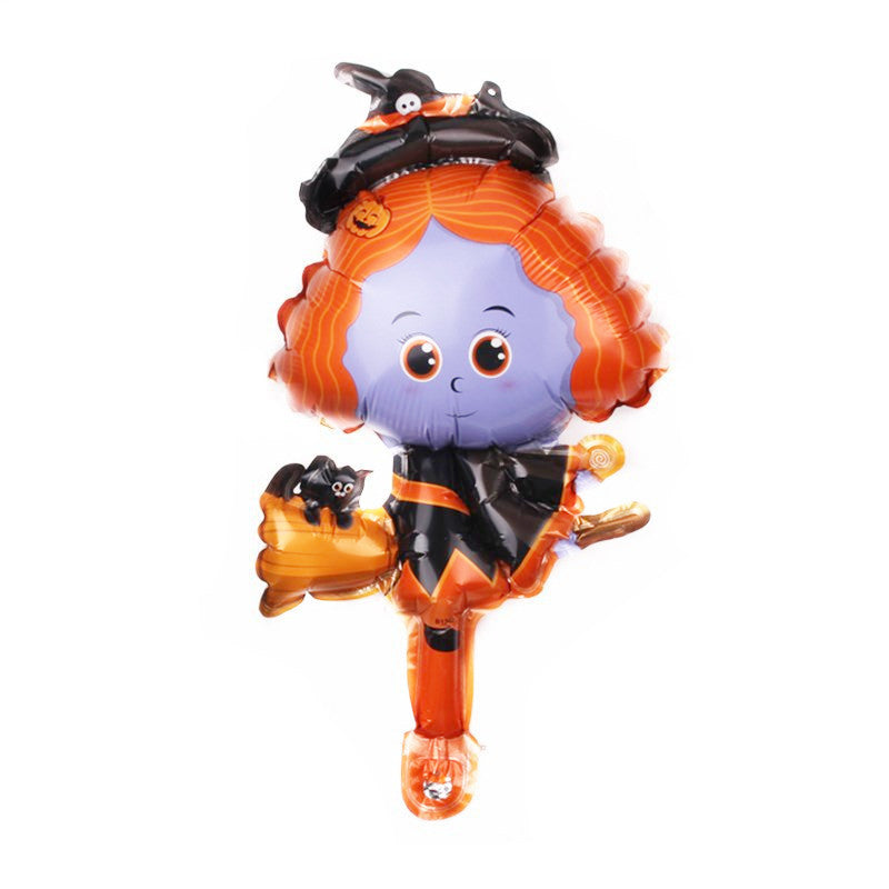 Mini Halloween Foil Balloons Party Decoration Set 5pcs 18