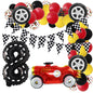 Racing Theme Classic Car Foil Balloon Set Birthday Party Decoration 12