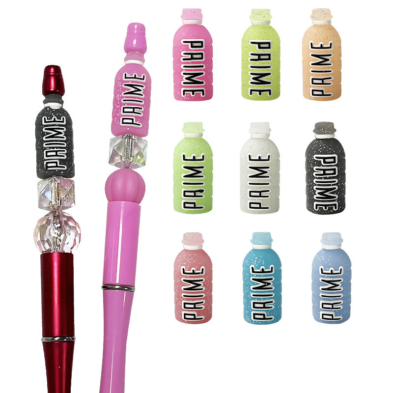 Silicone 3D Focal Beads Luminescent Energy Bottle Front Facing 2
