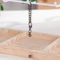 Mini Beadable Keychain Metal DIY Creative Personality Bag Pendant 21