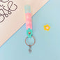 PVC Soft Rubber Bubble Wristband Keychain Novelty Toy 8