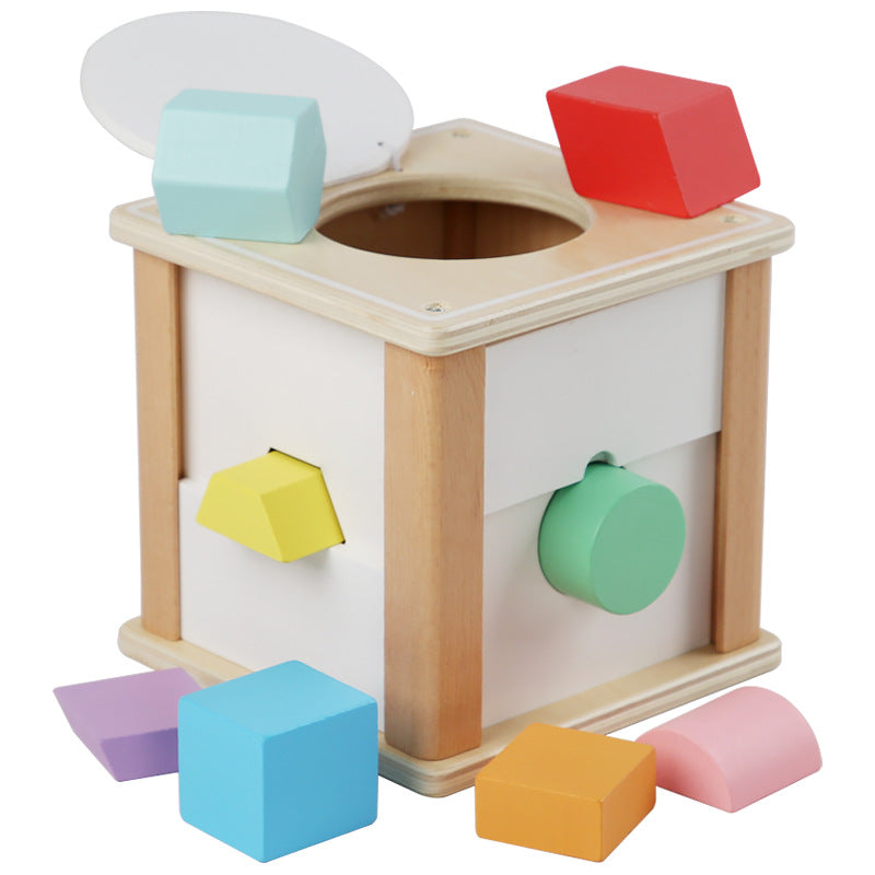 Wooden Montessori Toys Shape Sorter Educational Toy 15cm