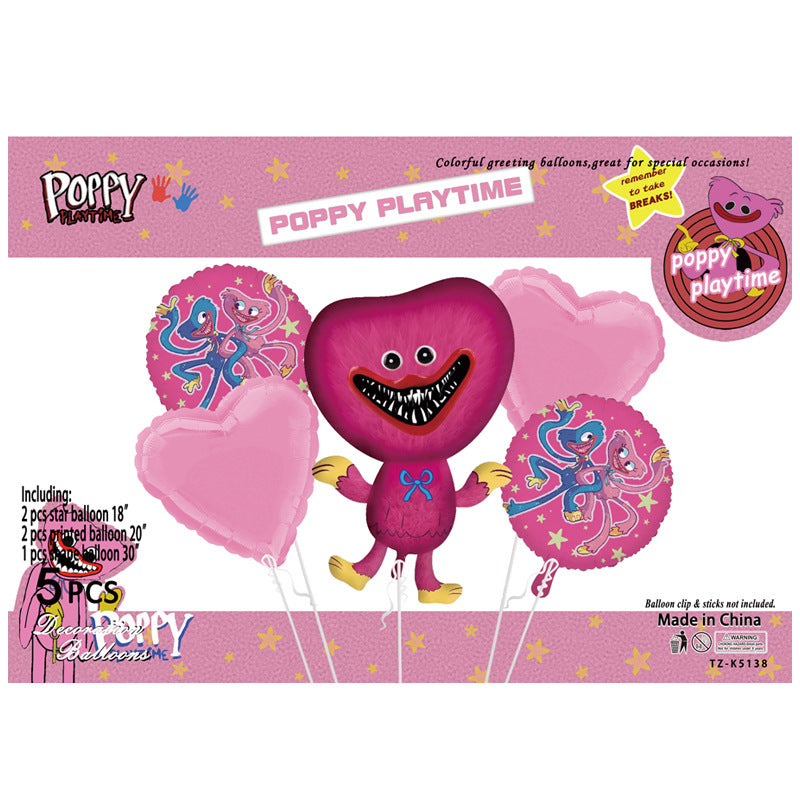 Cartoon Character Foil Balloon Set Kids Party Decoration 2 Sets 54