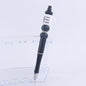 Black Cup Silicone Beaded Pens Handmade Novelty Pen Gift 10