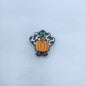 20Pcs Silicone Focal Beads Halloween Pumpkin Series Various Designs 14