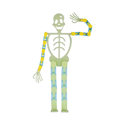 Glow in the Dark Transformable Skeleton Man Sensory Fidget Toy 6