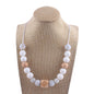 Octagon Silicone Bead Necklace Adjustable Perimeter 61-70cm 6