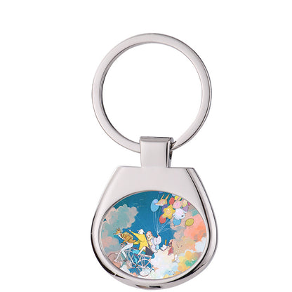 Metal Sublimation Keychain Blank for DIY Photo Customization 11