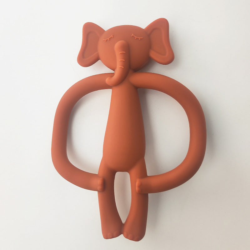 Elephant Silicone Teething Toy Set for Baby 2 Pcs 9