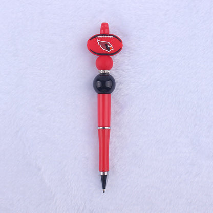 Cartoon Pattern Silicone Beaded Pens Ballpoint Pen DIY Craft Supplies 23