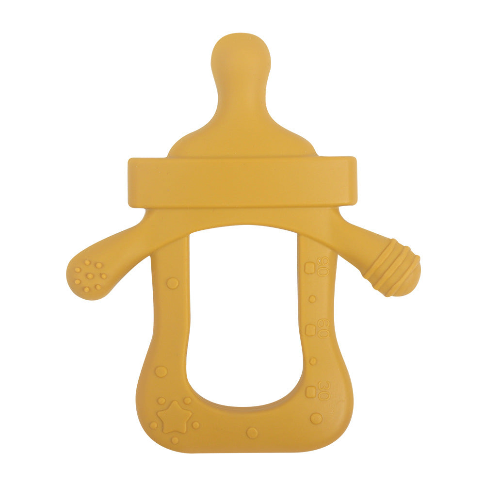 Silicone Baby Teething Toy Bottle Shape for Infant 22