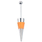 Beadable Wine Stopper Aluminum Alloy DIY Craft Supplies 12cm 5