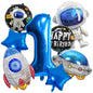 Spaceman Rocket Astronaut Foil Balloon Birthday Party Decoration Set 6