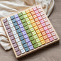 Wooden Counting Hundreds Plates Montessori Toys Educational Toy 6