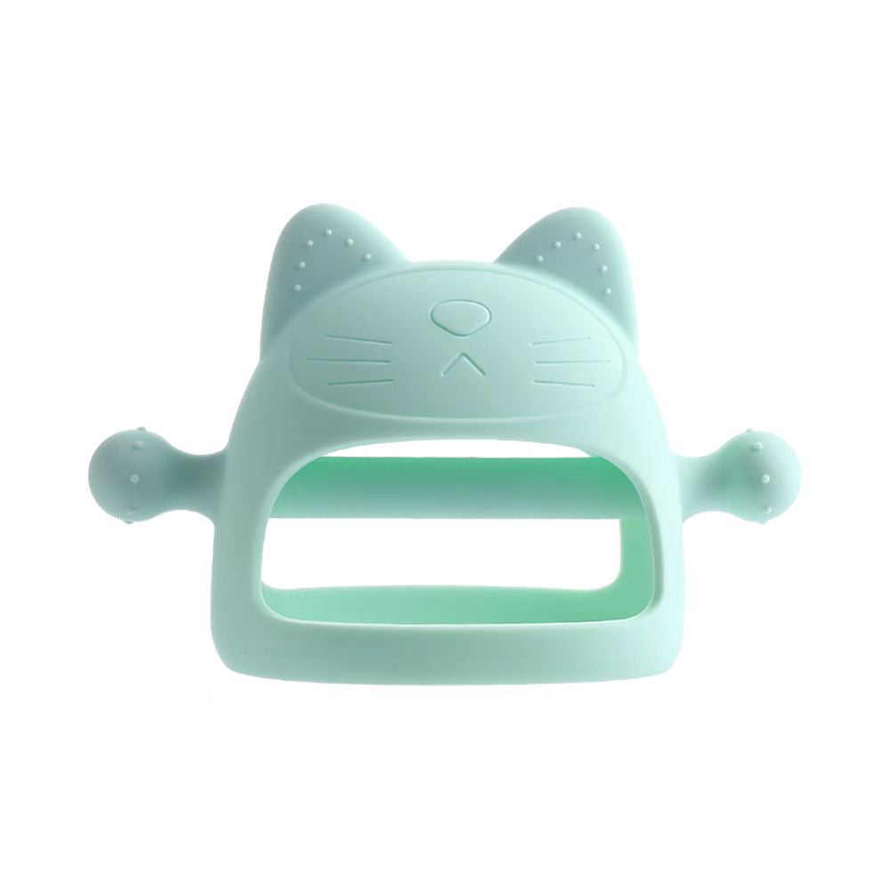 Silicone Baby Teether Toy Little Kitty Puppy Unicorn Bee Shapes 4