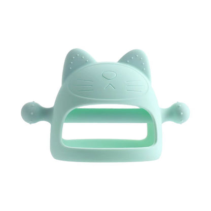 Silicone Baby Teether Toy Little Kitty Puppy Unicorn Bee Shapes 4