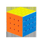 Plastic Fidget Cube Puzzle 5.5cm Smooth Speed Cube 16