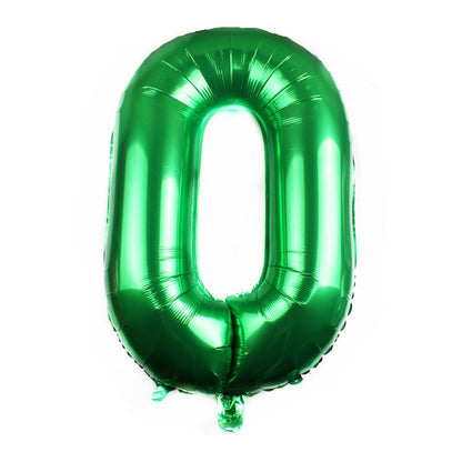 Medium Number Foil Balloons 32 Inch Aluminum 5pcs 46