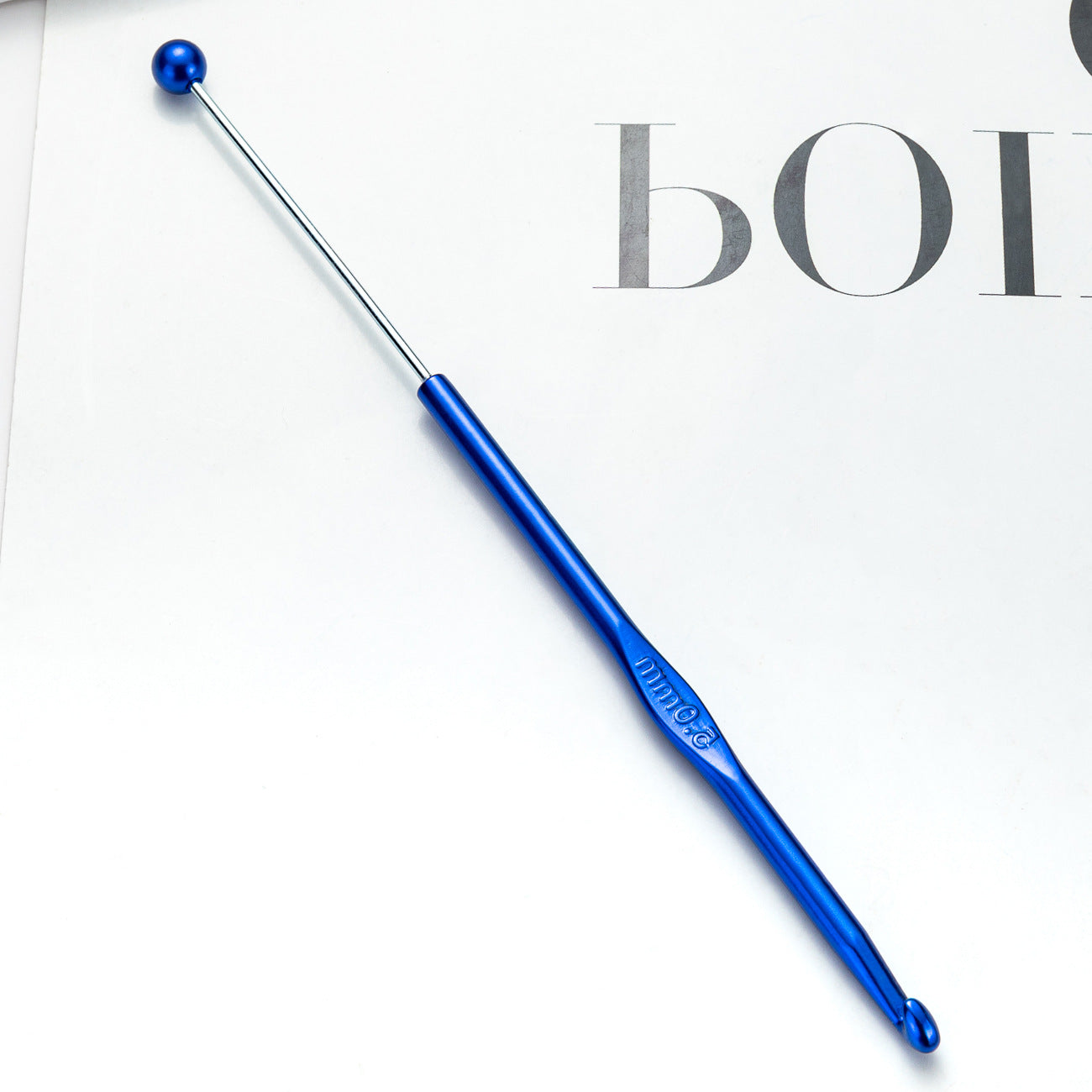 Beadable Crochet Hooks Metal DIY Craft Tool 3.0mm-6.0mm Sizes 20