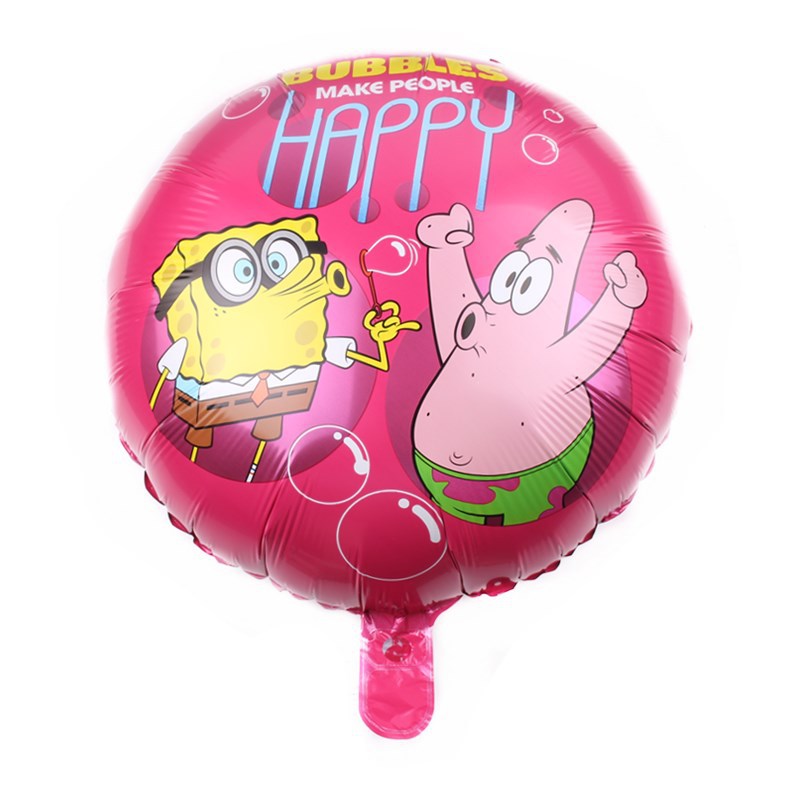 SpongeBob and Patrick Foil Balloons Party Decoration Set 5pcs 2