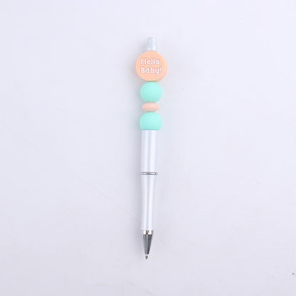 Milk Bottle Silicone Beaded Pens Handmade Office School Supplies 13