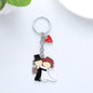 Love Couple Alloy Keychain Metal Romantic Charm 10