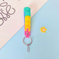 PVC Soft Rubber Bubble Wristband Keychain Novelty Toy 9