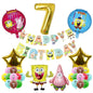SpongeBob SquarePants Foil Balloon Set Birthday Party Decoration 2Set 9