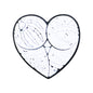 20Pcs Silicone Focal Beads Gothic Wind Heart With Eye and Book Design 6