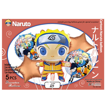 Cartoon Character Foil Balloon Set Kids Party Decoration 2 Sets 57