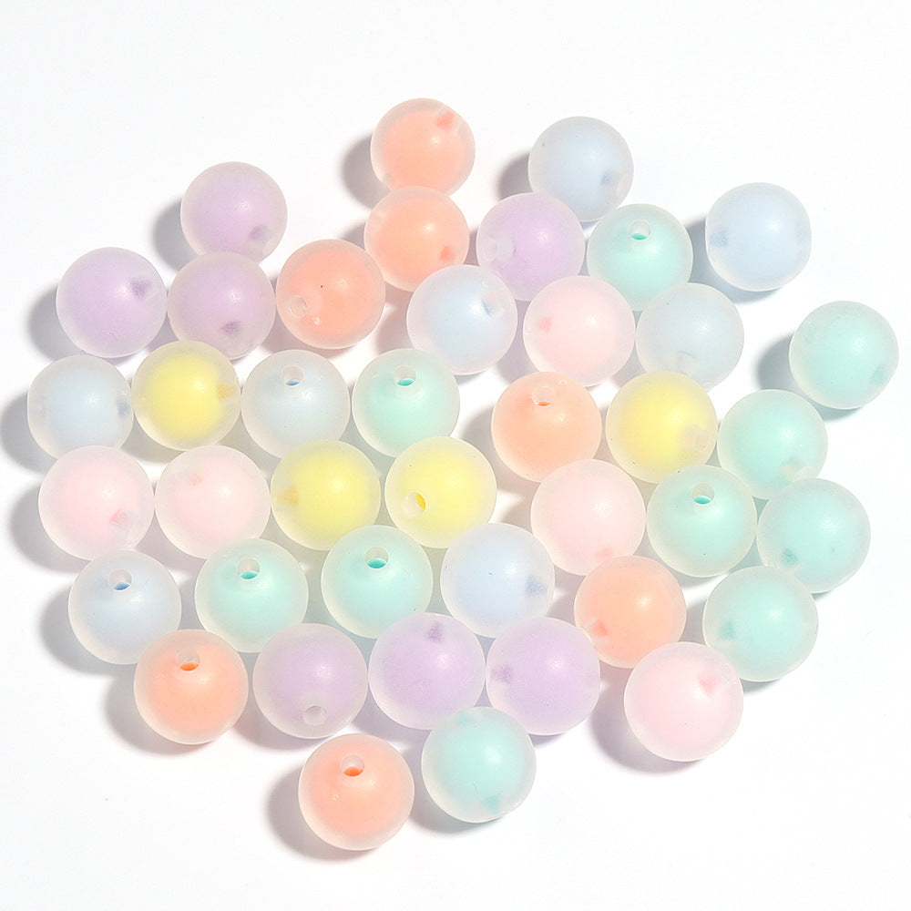 100 Pack Transparent Multi-Style Acrylic Beads Bracelet Accessories 17