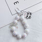 Acrylic Rabbit Bear Beaded Keychain Bracelet Charm 11