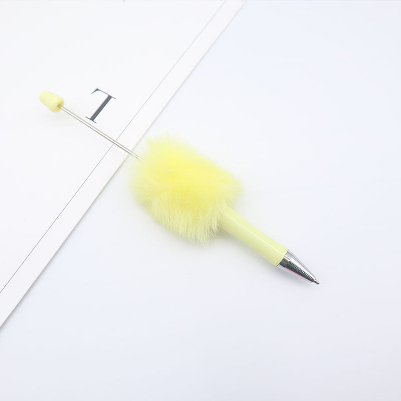 Fuzzy Plush Beadable Ballpoint Pens DIY Craft Supplies Decorative 20