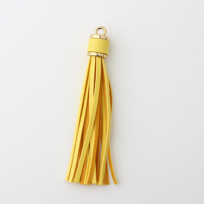 PU Leather Tassel Keychain with Buckle Charm for Women 21