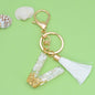 Tassel Letter Keychain A to Z Resin Initial Charm 51