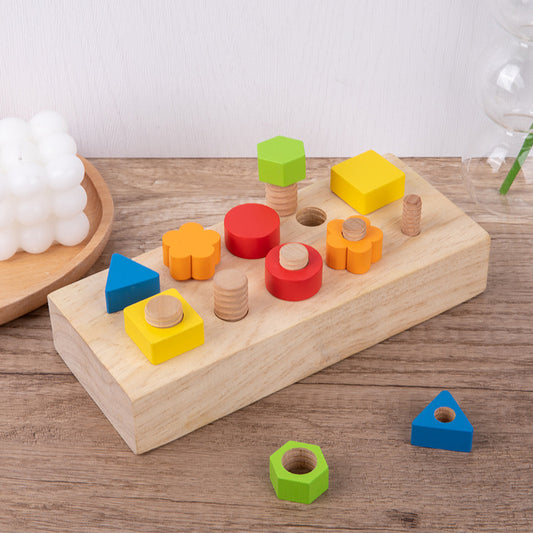 Wooden Screw Montessori Toys Educational Fine Motor Skills Toy