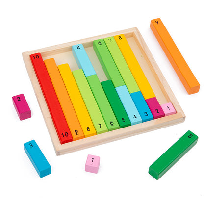 Wooden Montessori Toys Decimal Stick Educational Toy 3