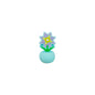 20Pcs Silicone 3D Focal Beads Colorful Potted Plant Flower Design 7