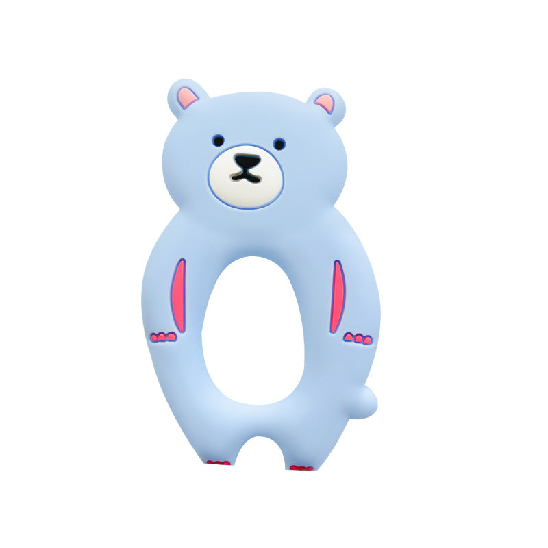 Silicone Bear Shaped Baby Teething Toy for Infant 8