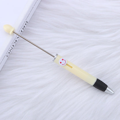 Creative Diy Printable Logo Happy Expression Plastic Beadable Ballpoint Pen 24