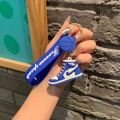 Aj Sneaker Silicone Keychain with Wrist Strap for Bag Charm 7