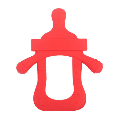 Silicone Baby Teething Toy Bottle Shape for Infant 11