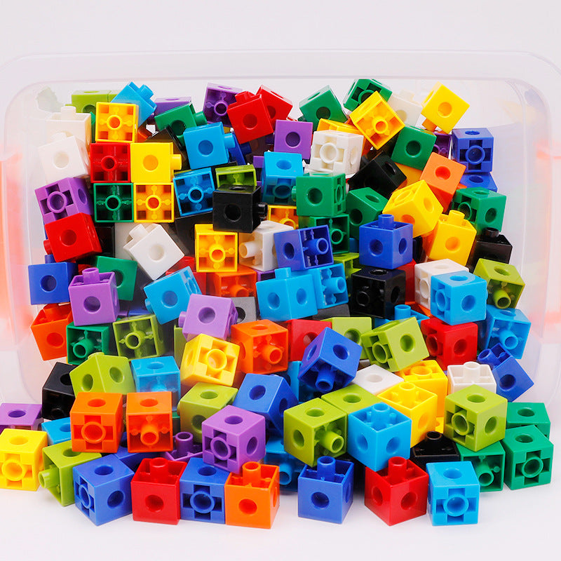 Plastic Montessori Toys Cube Blocks Educational Toy Set 3