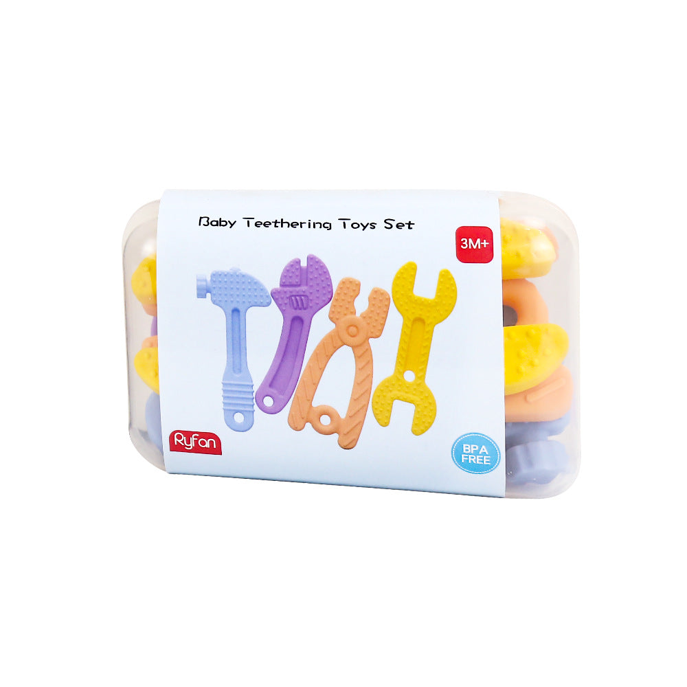 Silicone Tool Set Baby Teething Toy for Infant 6