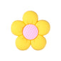 Silicone Focal Beads Flower Children Smiling Face with Rose Red Flower 9