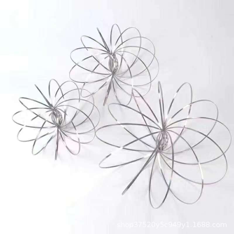 Stainless Steel Magic Bracelet Novelty Toy Diameter 13CM 2