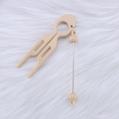 Beadable U Shaped Updo Resin Comb DIY Hair Accessory Craft Supplies 13