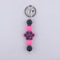 Cartoon Dog Claw Silicone Bead Keychain Charm with Lobster Clasp 11