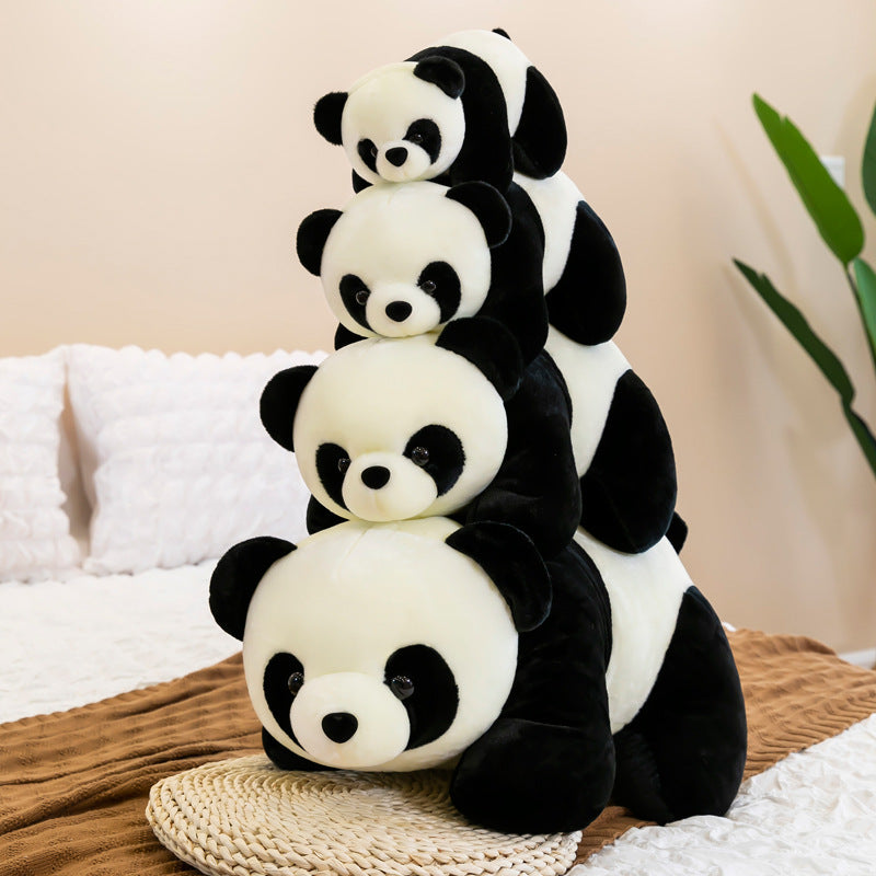 Panda Stuffed Animal Plush Toy Short Plush with PP Cotton Filling 3